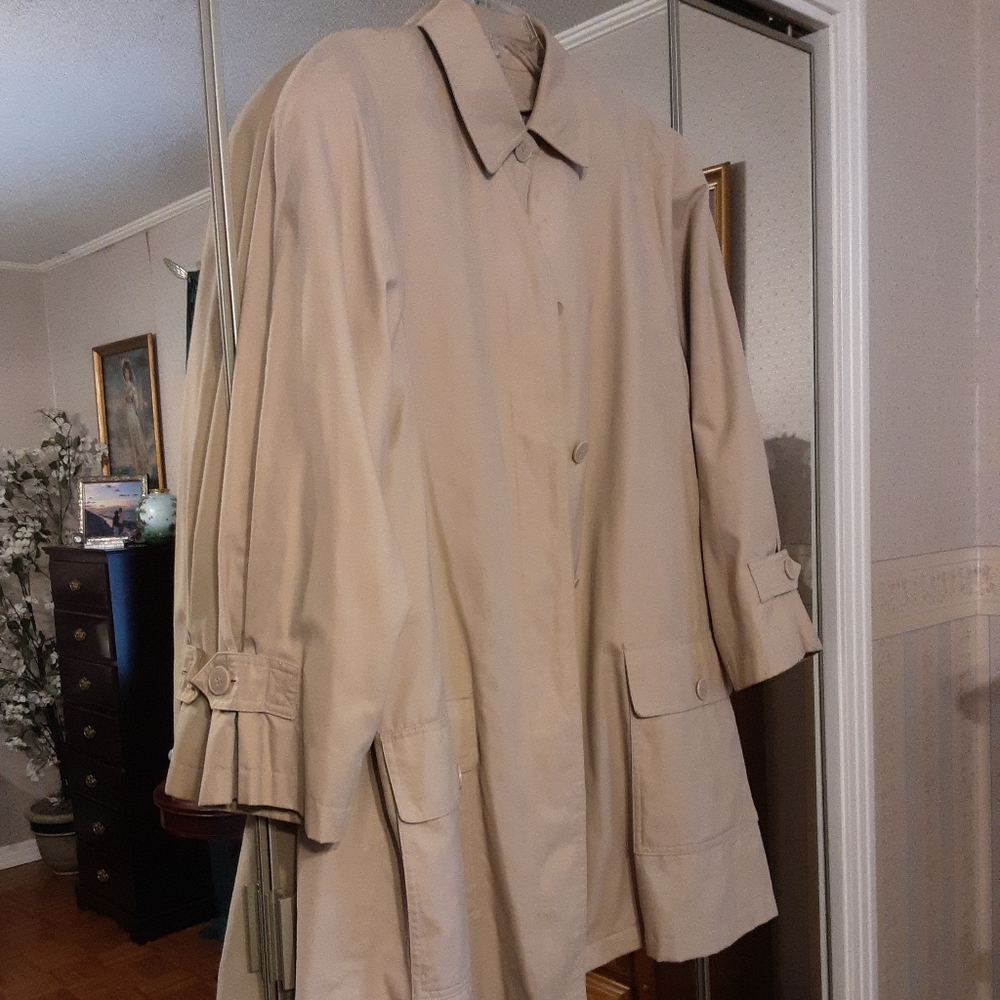 London Fog Beige Trench Coat